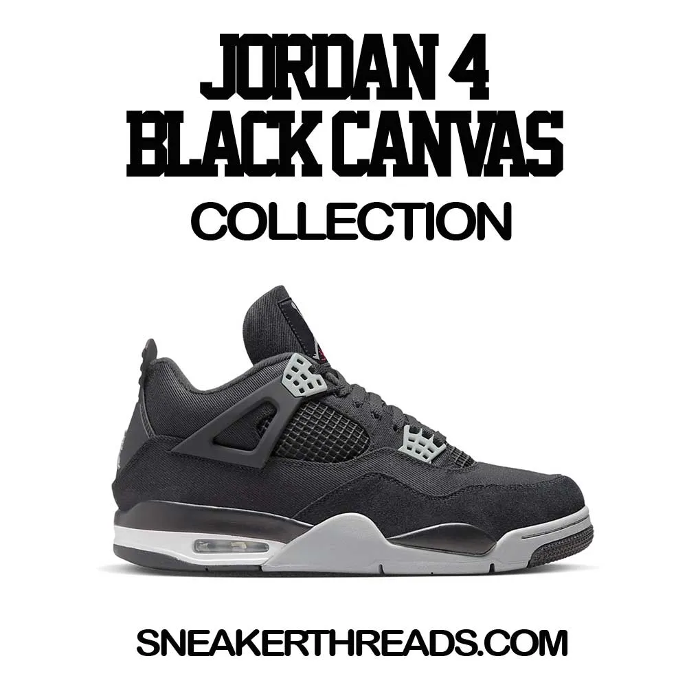 Retro 4 Black Canvas Fly kicks Sweater