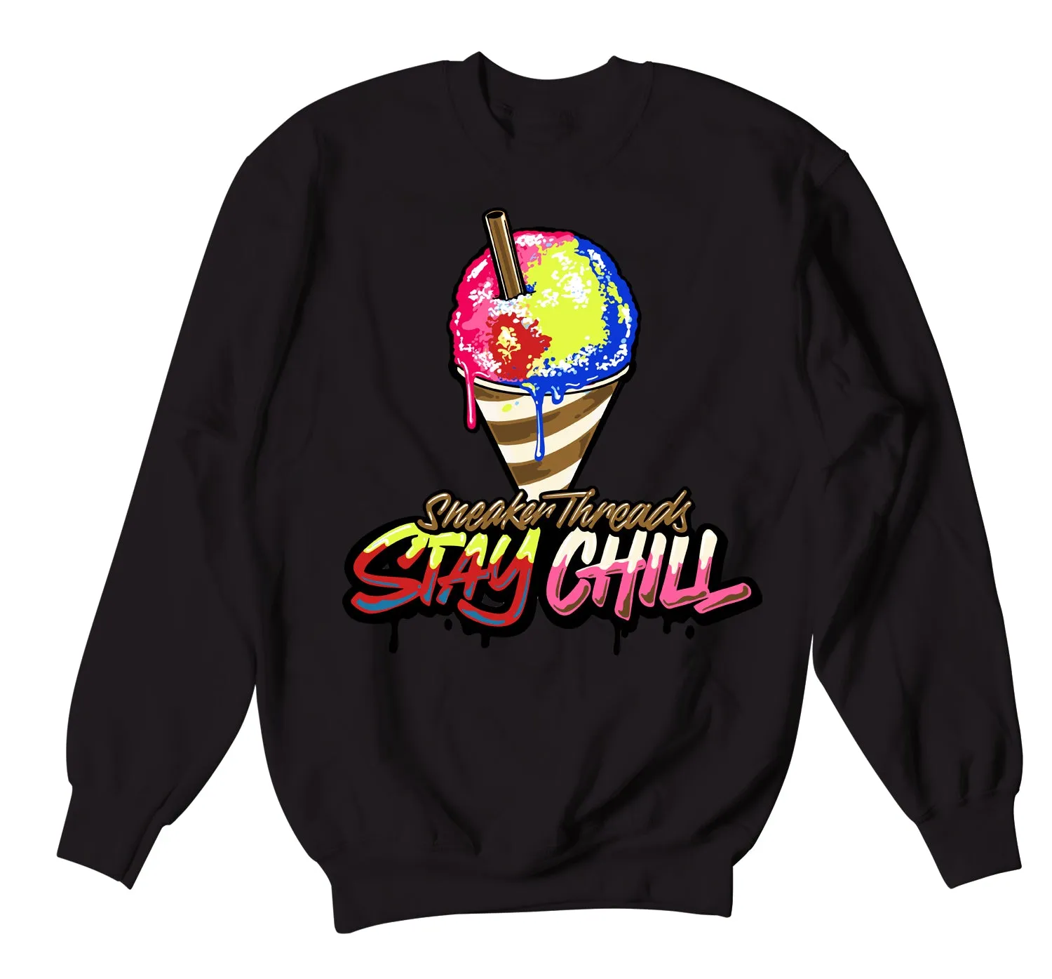 Retro 4 Wild Things Stay Chill Sweater