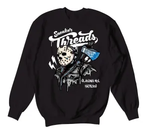 Retro 5 Bluebird Sweater - Slaying - Black