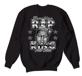 Retro 5 Moonlight Sweater - Rap King - Black