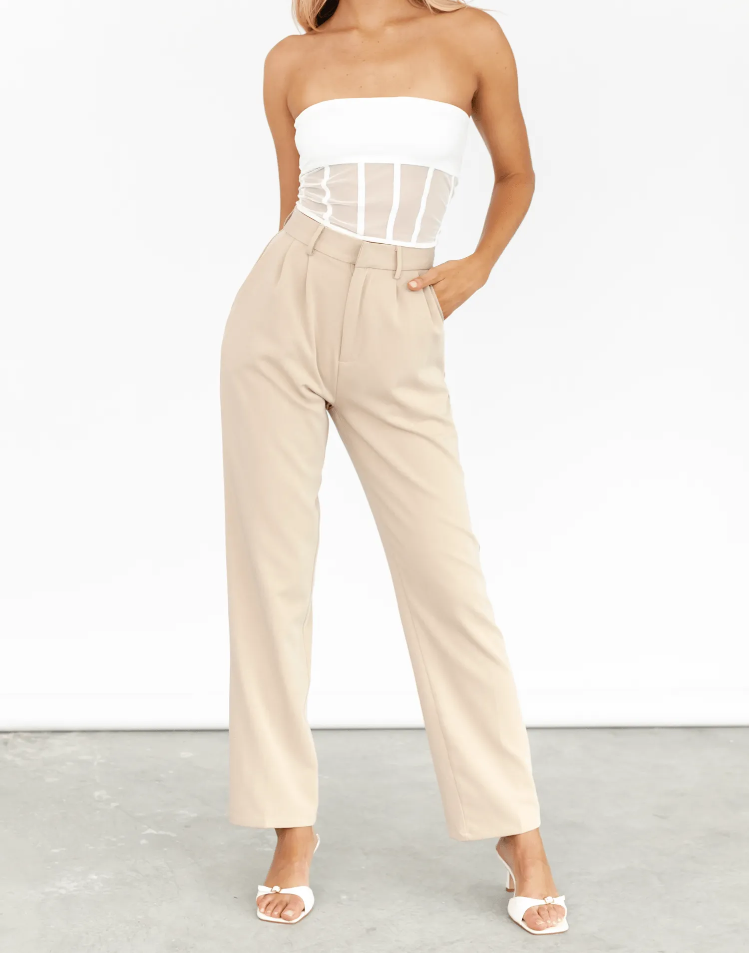 Shayla Pants (Beige)