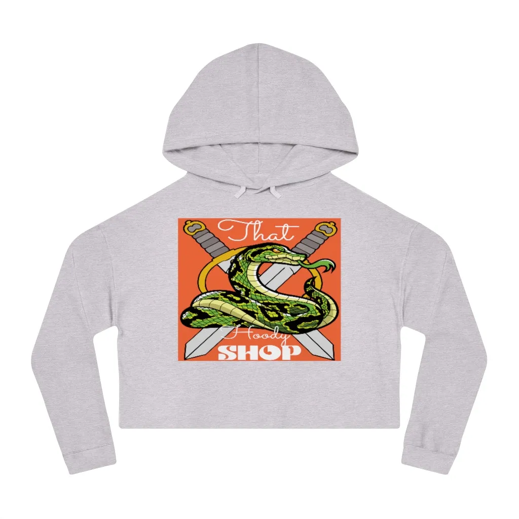 Snake Bite Cropped Hoodie