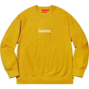 Supreme Box Logo Crewneck FW18 (Mustard)