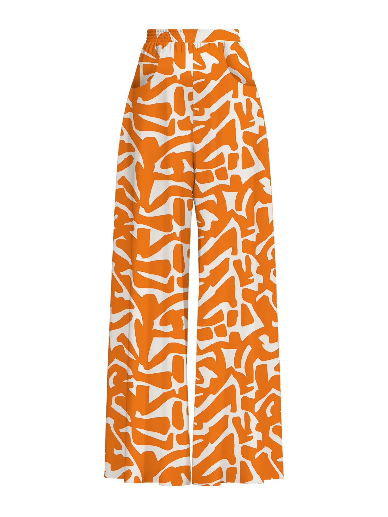 Sustainable Hana Pants - Tali Orange