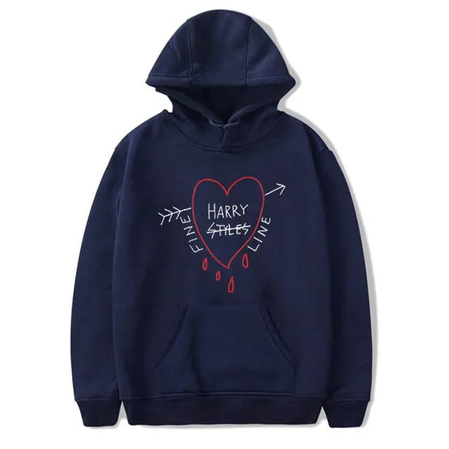 Unisex Harry Styles Hoodies Women Harajuku Sweatshirt Men Oversized Pullover Polerone Pink Tops Streetwear Clothing Bluza Damska