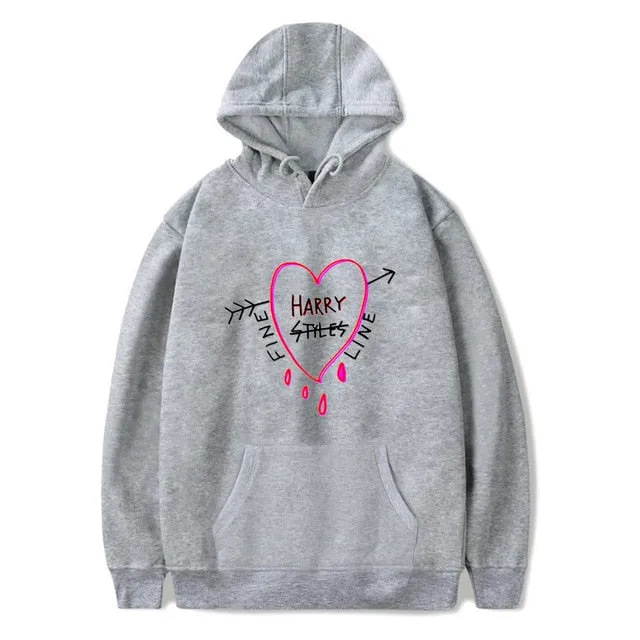 Unisex Harry Styles Hoodies Women Harajuku Sweatshirt Men Oversized Pullover Polerone Pink Tops Streetwear Clothing Bluza Damska