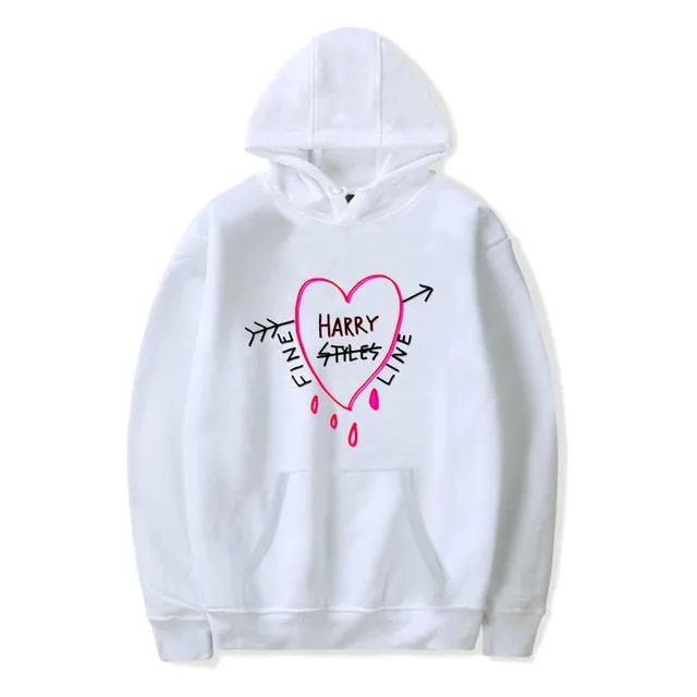 Unisex Harry Styles Hoodies Women Harajuku Sweatshirt Men Oversized Pullover Polerone Pink Tops Streetwear Clothing Bluza Damska