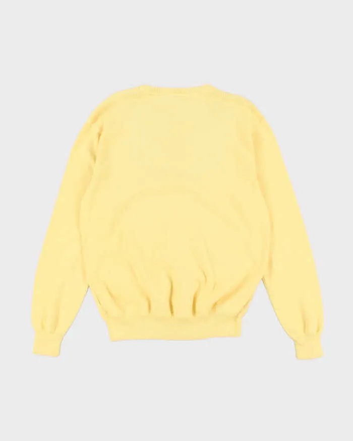 Vintage 90s Polo by Ralph Lauren Yellow Light Sweatshirt - M