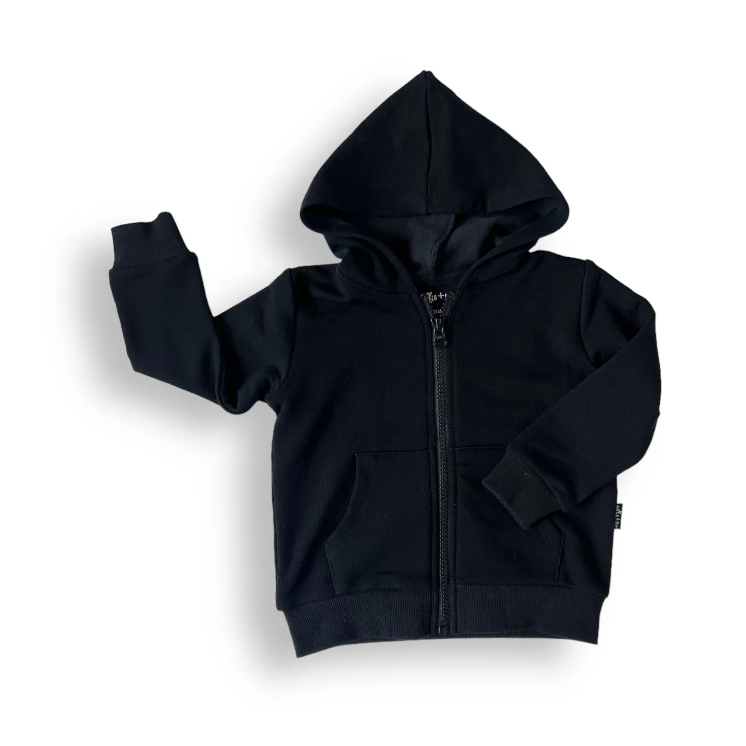 ZIP HOODIE- Midnight Bamboo French Terry